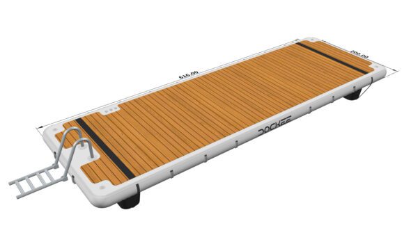 Premium Teak Platform 6.16 m | Elegant Floating Deck